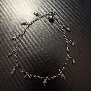 Sterling Silver Dolphin Bell Charm Bracelet